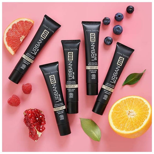 Získejte bezchybnou pleť s BB krémem: Urban BB Cream SPF 20 od Alma Secret. Váš nový každodenní spojenec.