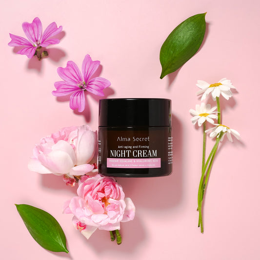 MULTI-REPARAČNÍ NOČNÍ KRÉM se šípky, skvalanem a kyselinou hyaluronovou, 50 ml