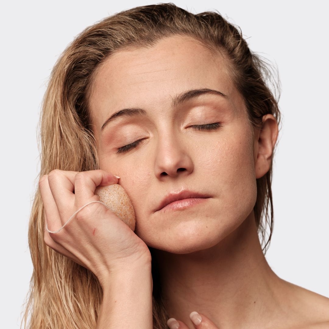Konjaková hubka na tvár - exfoliačná