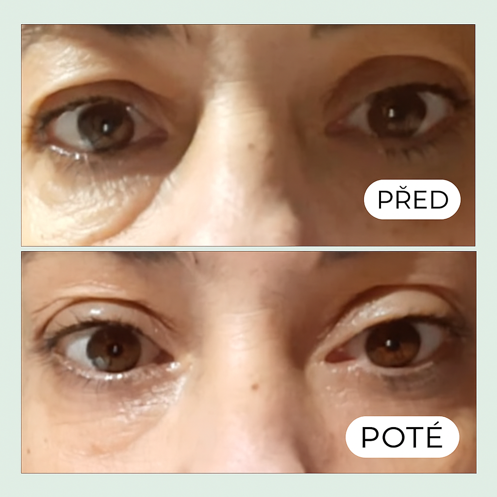 Anti-age oční krém s avokádem, kofeinem a kyselinou hyaluronovou, 10ml