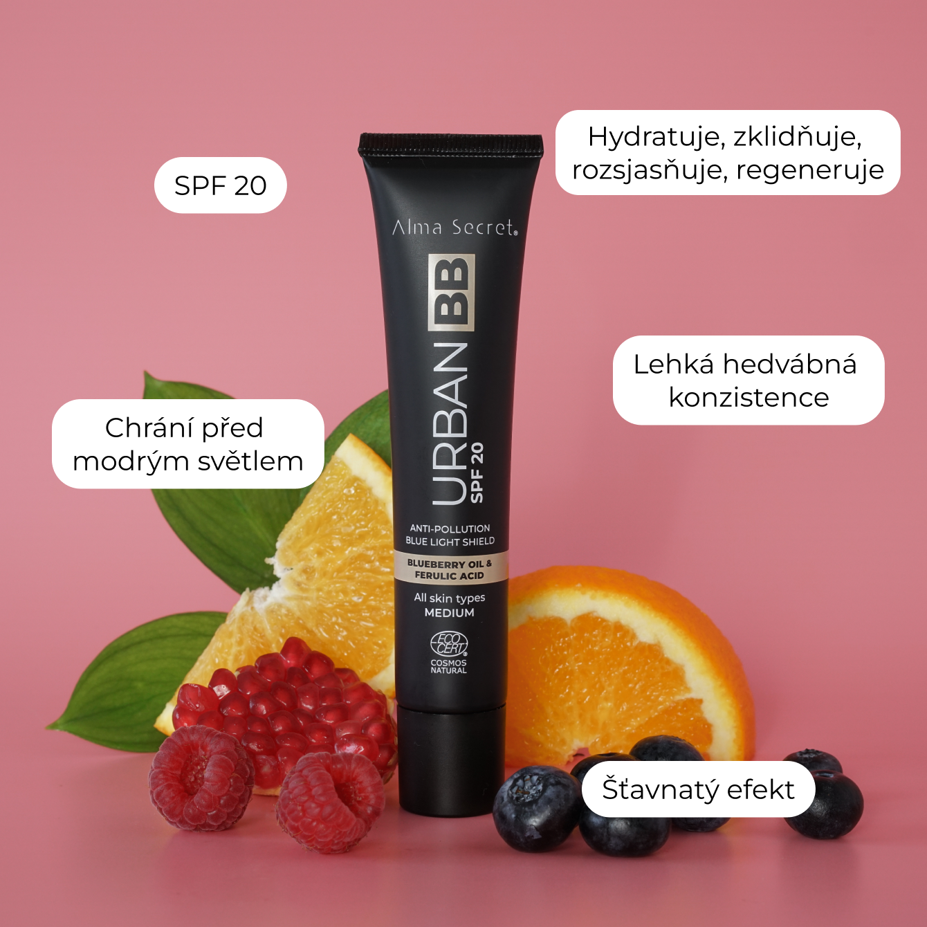 BB krém pro střední tón pleti (WARM) s SPF 20