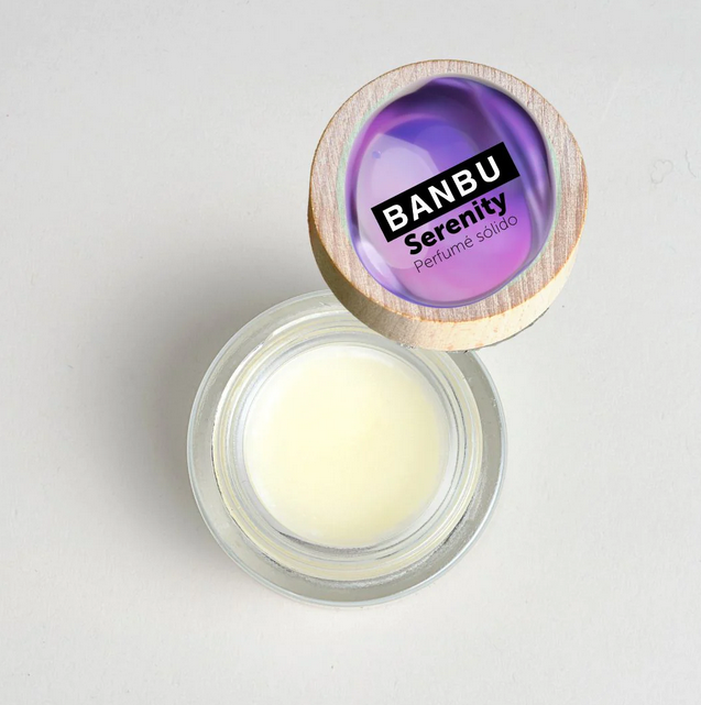 Přírodní tuhý parfém SERENITY s vůní růže, gardénie a orchideje, 15ml