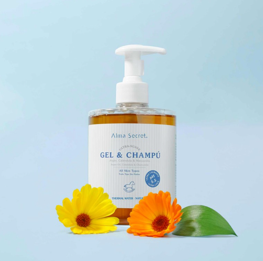 Ultra jemný šampon a sprchový gel. pH 5,5
