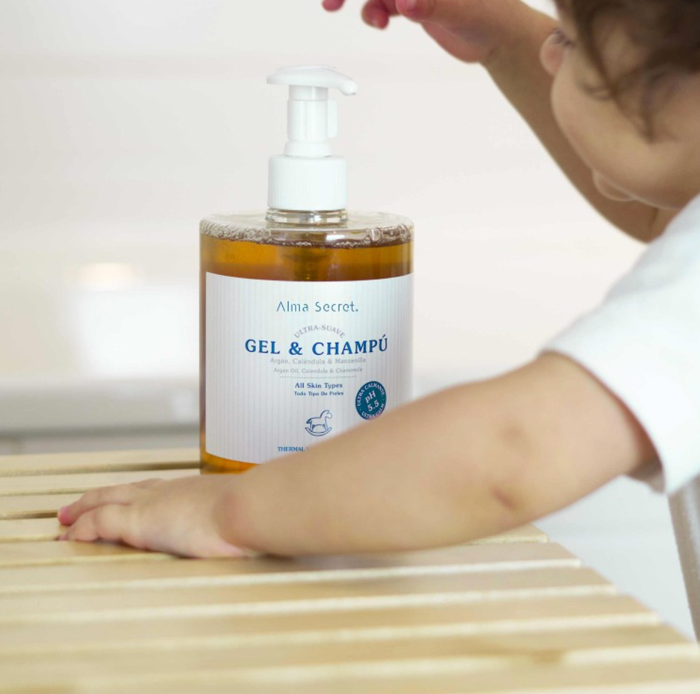 Ultra jemný šampon a sprchový gel. pH 5,5
