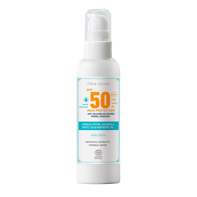 Opalovací tělový krém s minerálními filtry SPF 50, (200 ml)