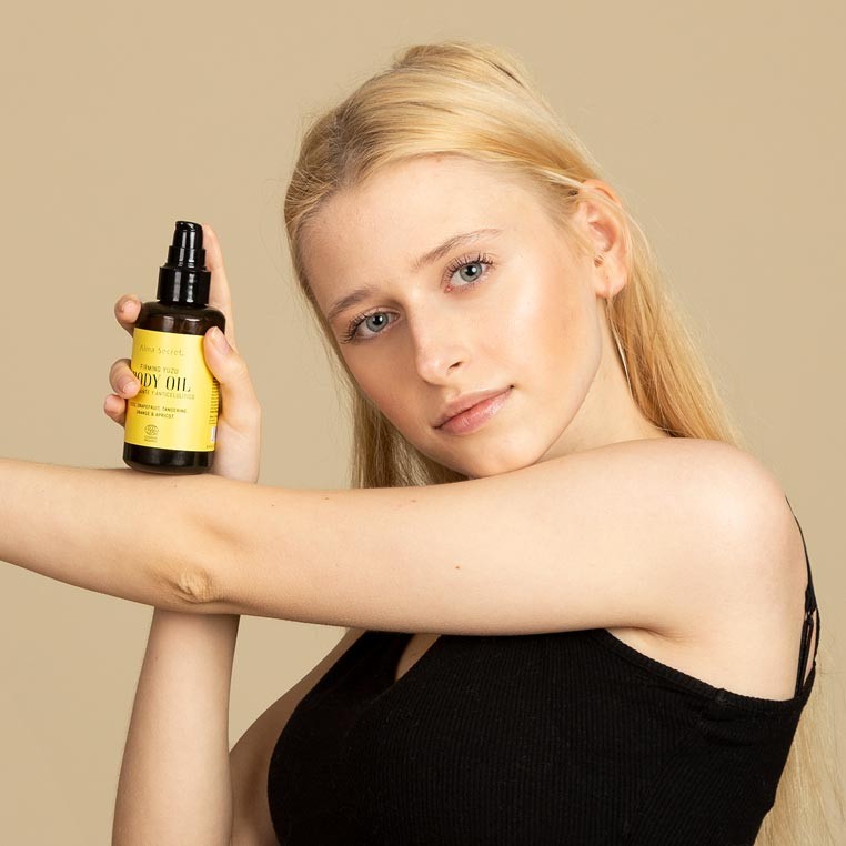 Spevňujúci a anticelulitídny telový olej YUZU
