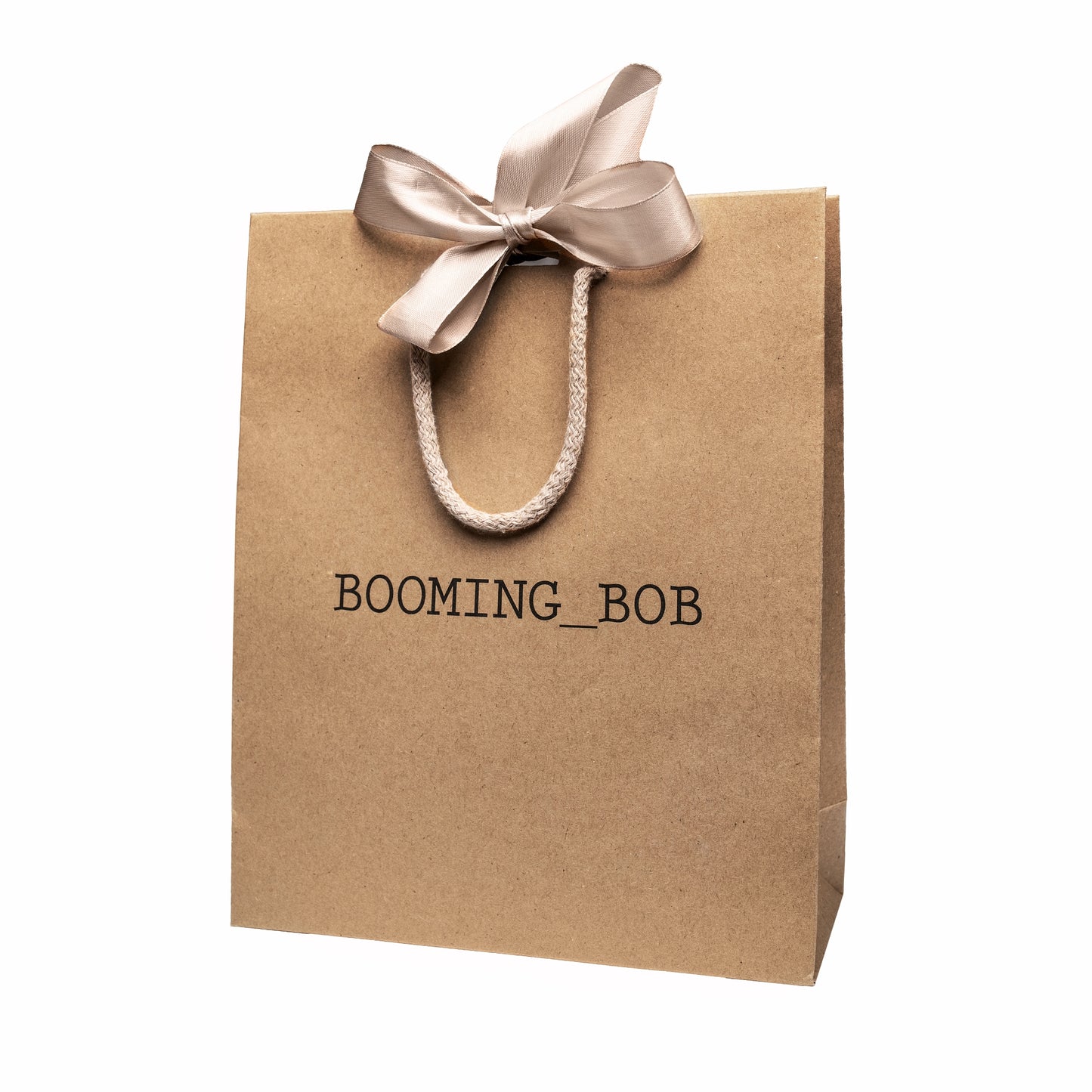 Luxusní eko dárková taška s mašlí