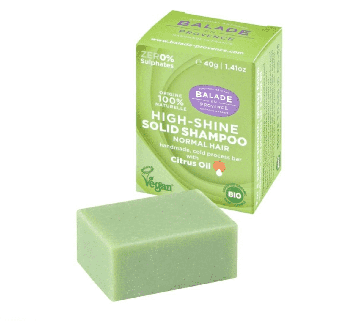 BIO Pečující tuhý šampon pro vysoký lesk - Citrus