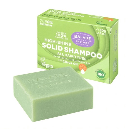 BIO Ošetrujúci tuhý šampón pre vysoký lesk - Citrus