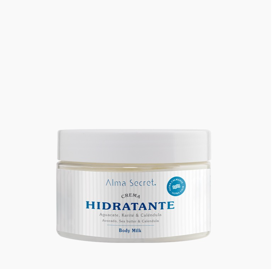 Mimořádně zklidňující hydratační tělový krém s avokádem, aloe, měsíčkem a bambuckým máslem