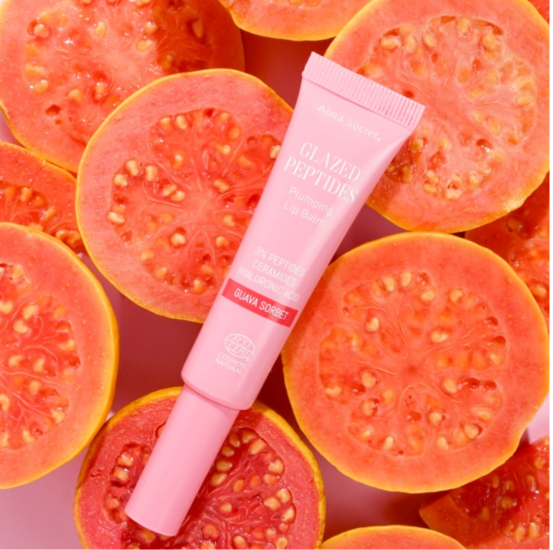 Glazed Peptides Lip Balm - Peptidový balzám na rty pro plnější vzhled a zrcadlový lesk