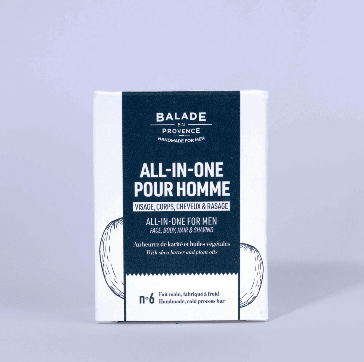 ALL-IN-ONE tuhý šampon a mýdlo pro muže - Citrus