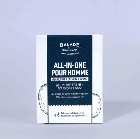 ALL-IN-ONE tuhý šampon a mýdlo pro muže - Citrus